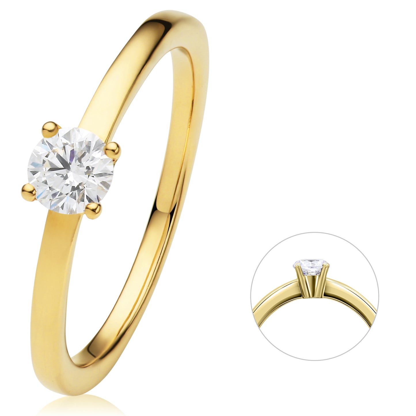 B-Diamonds Timeless Solitairering