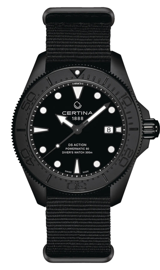 Certina DS Action Diver 43mm Powermatic 80 C032.607.38.051.00