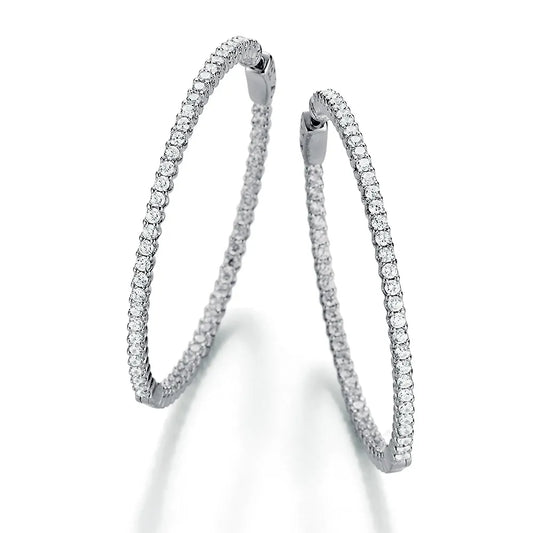 Giorgio Martello Creole mit Zirkonia 50mm