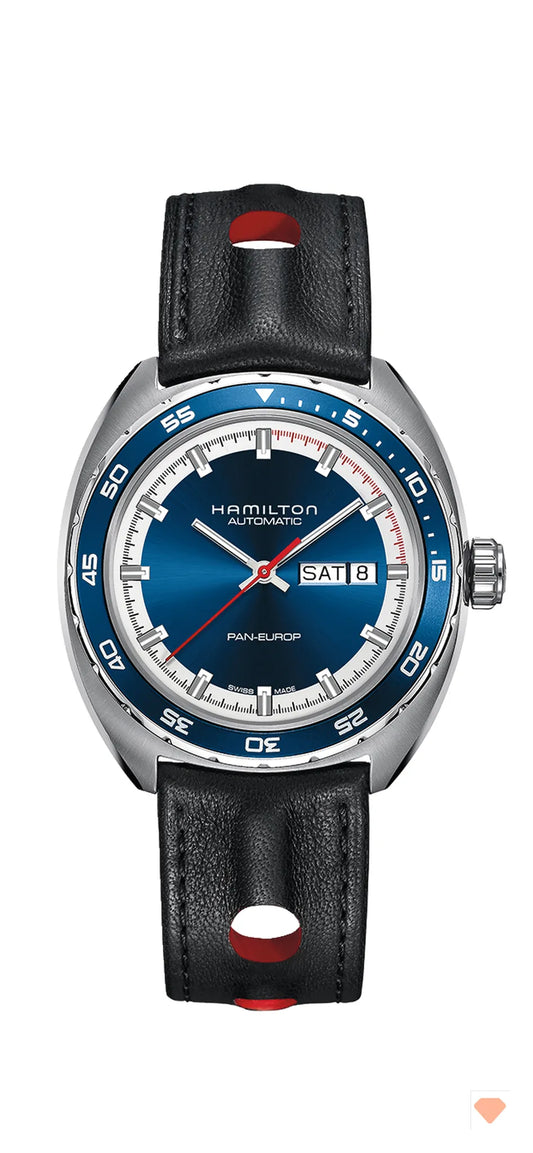 Hamilton American Classic Pan Europ Day Date Auto Armbanduhr Automatik 42mm H35405741