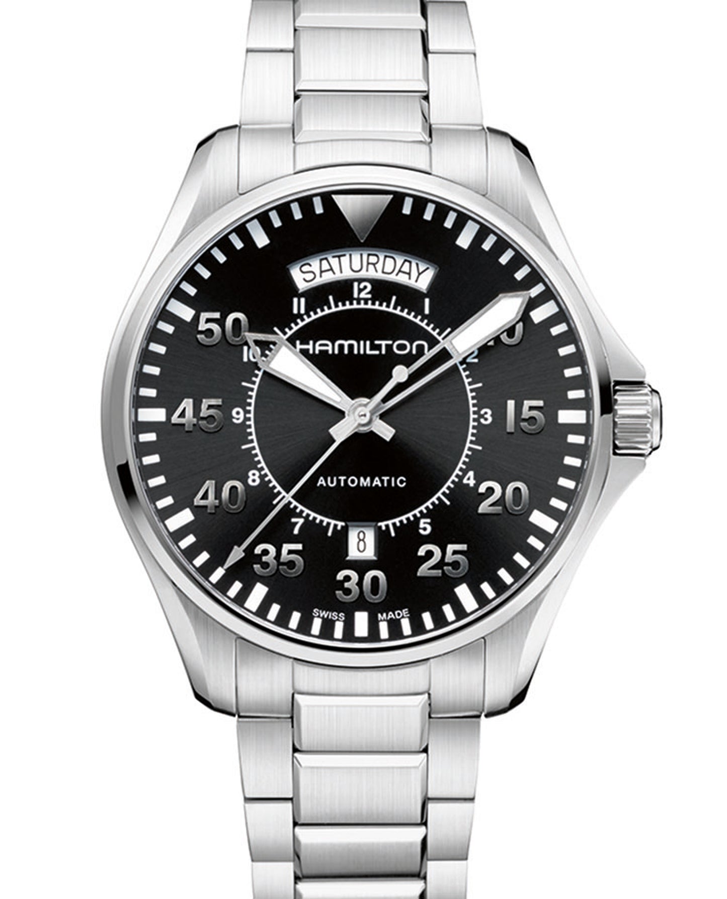 Hamilton Khaki Aviation Day Date Auto Armbanduhr Automatik 42mm H64615135