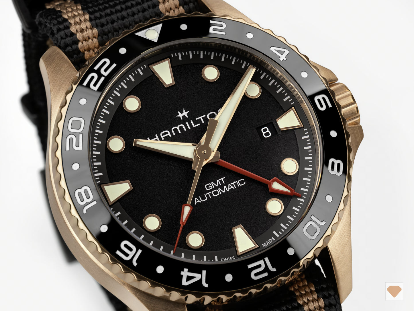 Hamilton Khaki Navy Scuba GMT H82565930