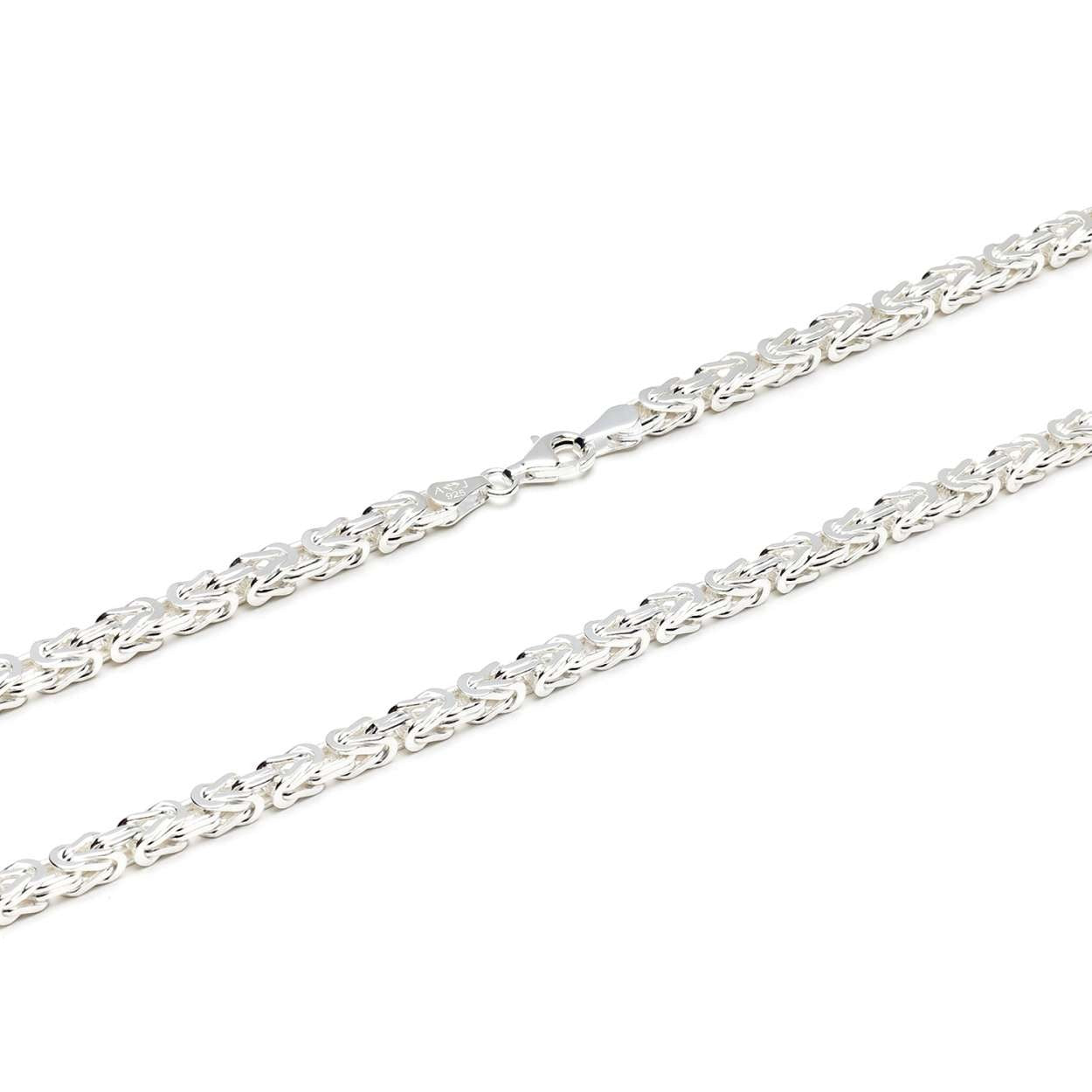 Königskette 4mm 925/- Sterlingsilber 55-60cm