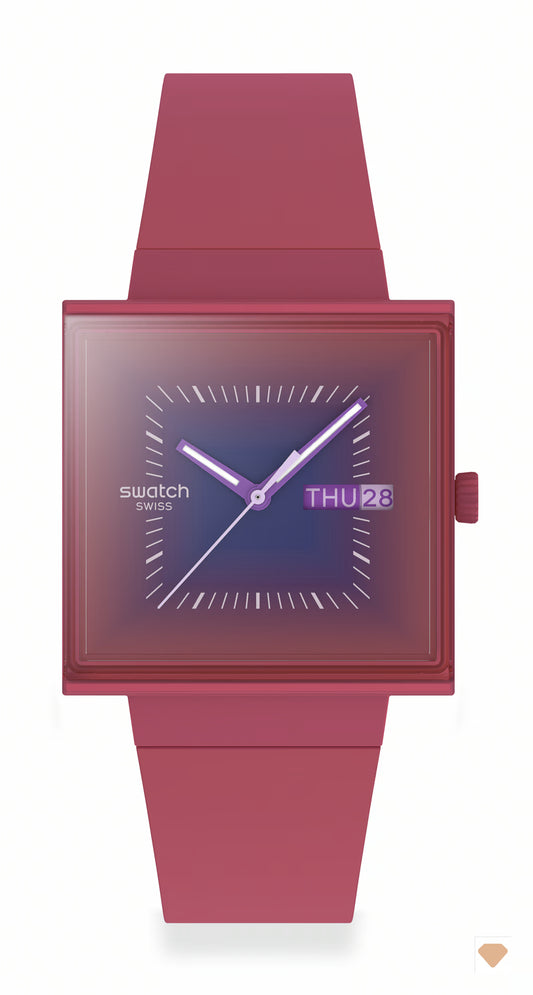 Swatch Squarely Berry