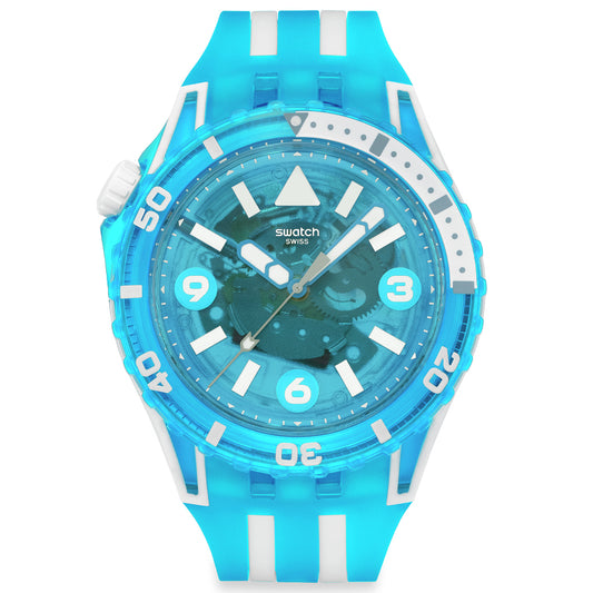 Swatch Scubaqua Blue Fire SSCU09S100
