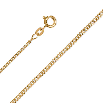Flachpanzerkette 1,4mm 333/- Gelbgold 38-55cm