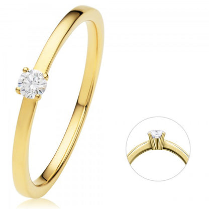 B-Diamonds Timeless solitaire ring