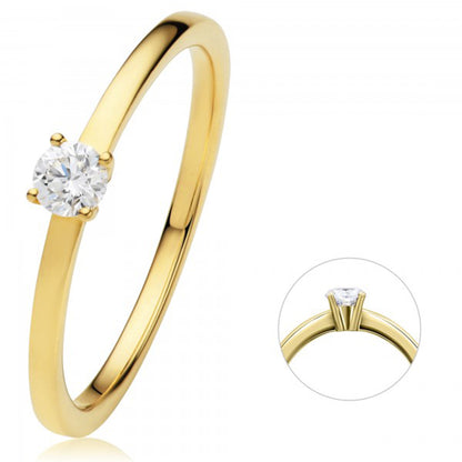 B-Diamonds Timeless solitaire ring
