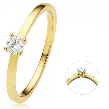 B-Diamonds Timeless solitaire ring