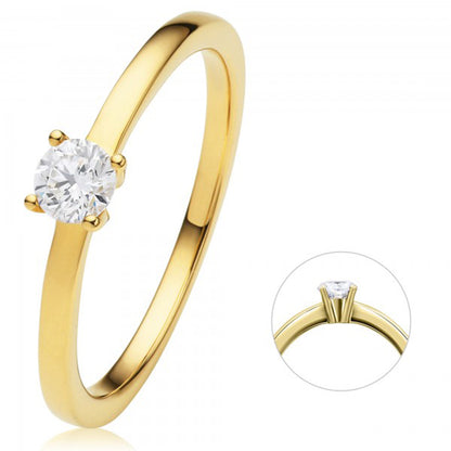 B-Diamonds Timeless solitaire ring