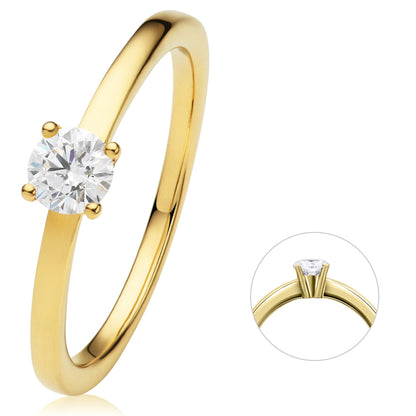 B-Diamonds Timeless solitaire ring