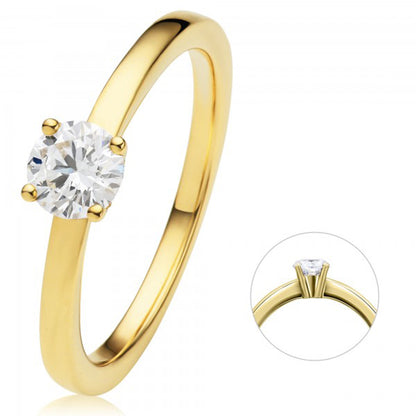 B-Diamonds Timeless solitaire ring