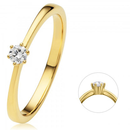 B-Diamonds Timeless solitaire ring