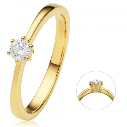 B-Diamonds Timeless solitaire ring