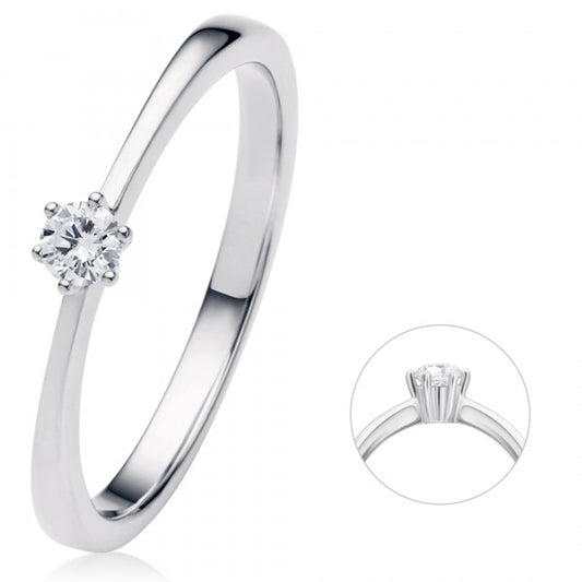 B-Diamonds Timeless solitaire ring