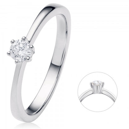 B-Diamonds Timeless solitaire ring