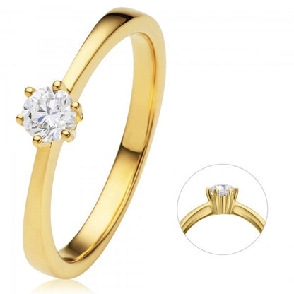 B-Diamonds Timeless solitaire ring