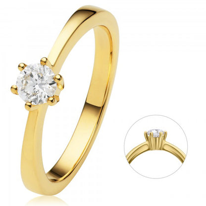 B-Diamonds Timeless solitaire ring