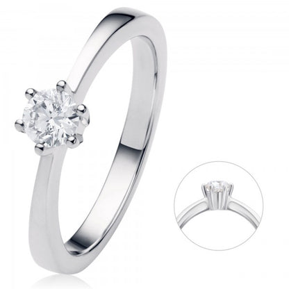 B-Diamonds Timeless solitaire ring