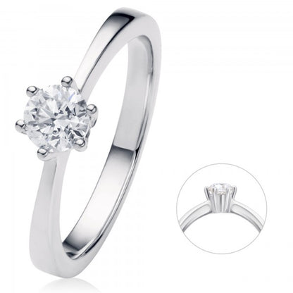 B-Diamonds Timeless solitaire ring