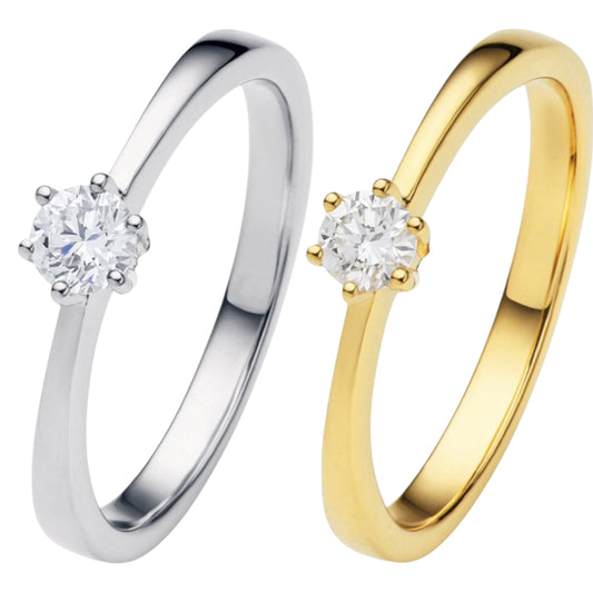B-Diamonds Timeless solitaire ring