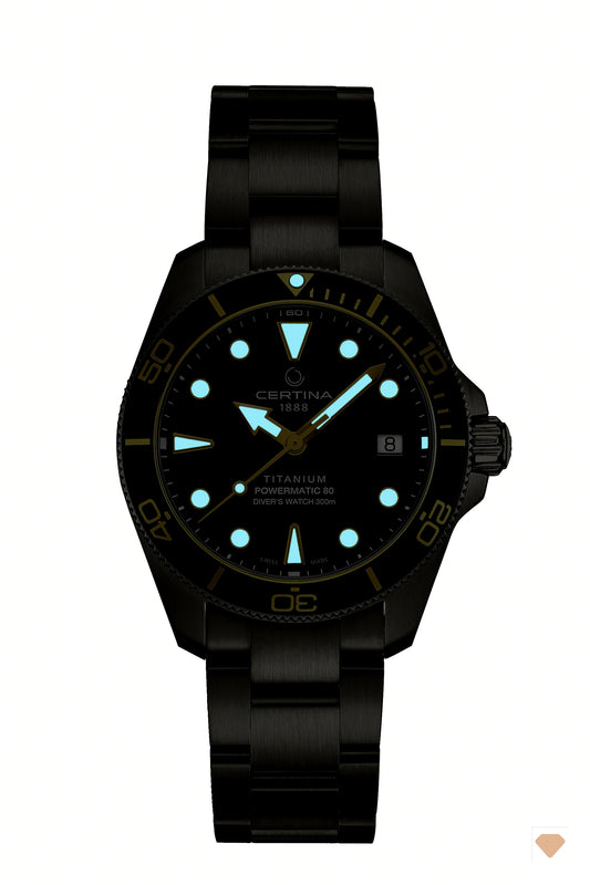 Certina DS Action Diver 38mm Powermatic 80 Titan C048.807.44.051.00