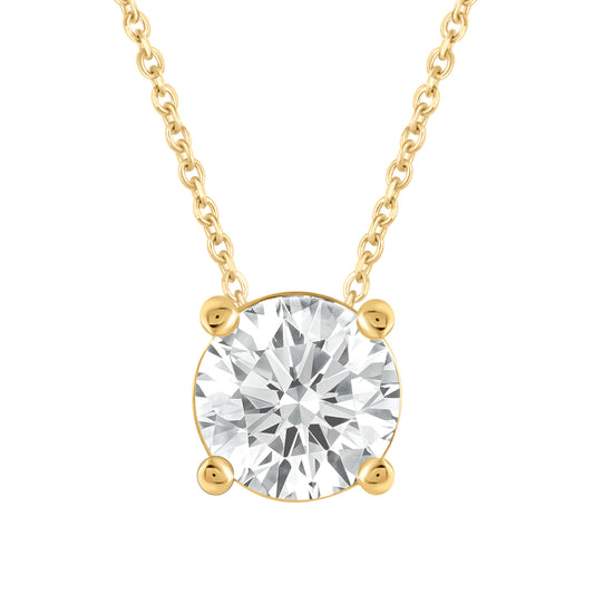 noën Sparkle Ring "medium" in 585/- gold with 6 diamonds