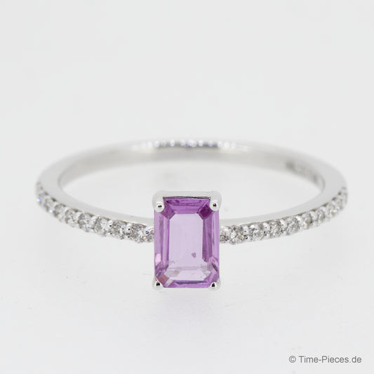 noën Sparkle Ring "medium" in 585/- gold with 6 diamonds