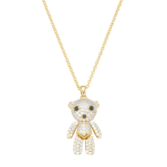 Giorgio Martello Kette Anhänger „Bär“ mit Zirkonia (Kopie)