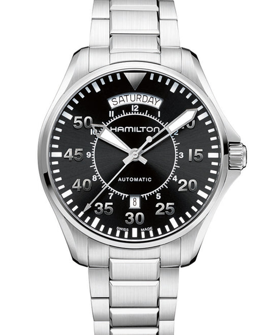 Hamilton Khaki Aviation Day Date Auto Armbanduhr Automatik 42mm H64615135