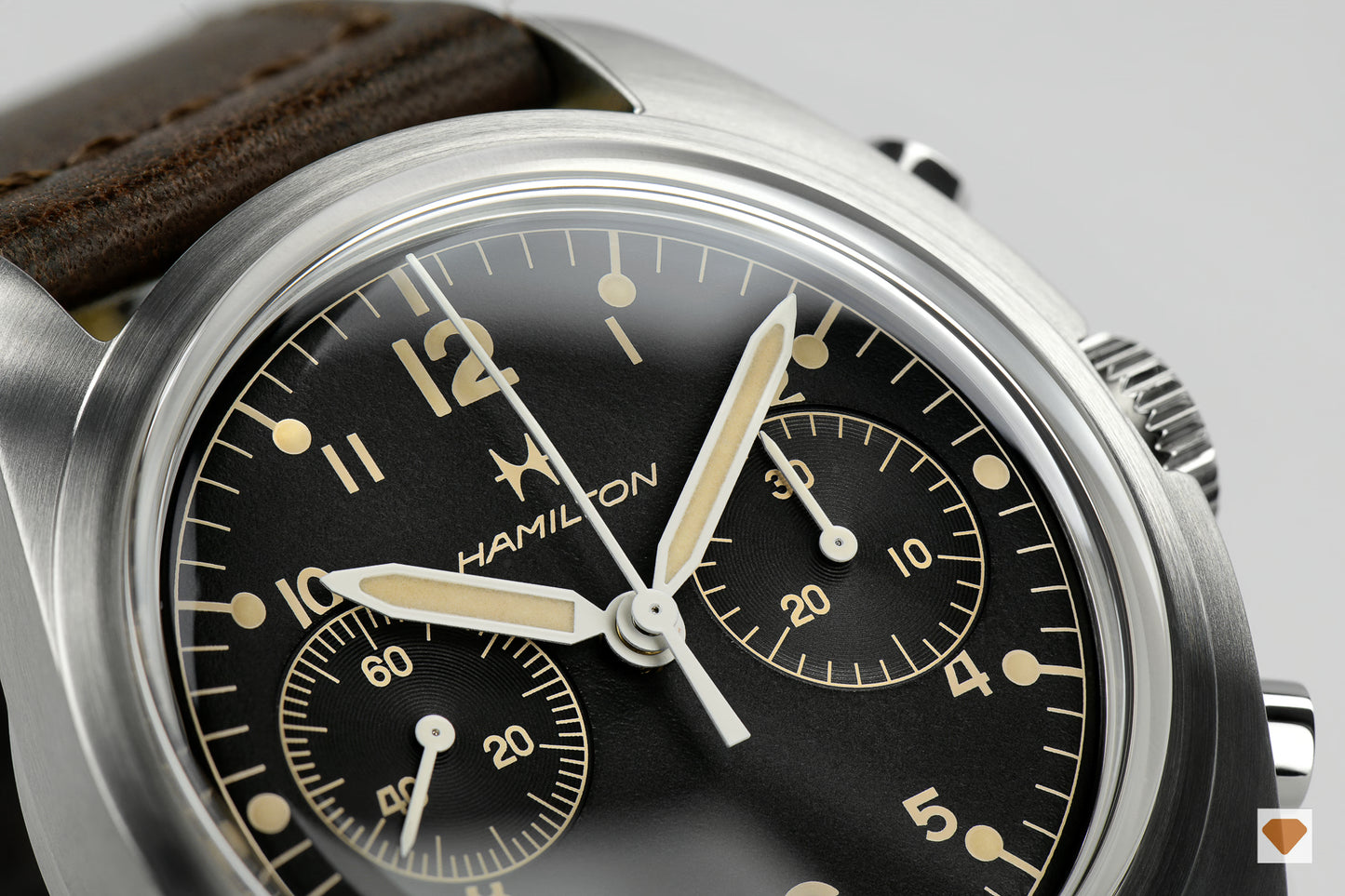 Hamilton Khaki Aviation Pilot Pioneer Mechanical Chrono H76409530