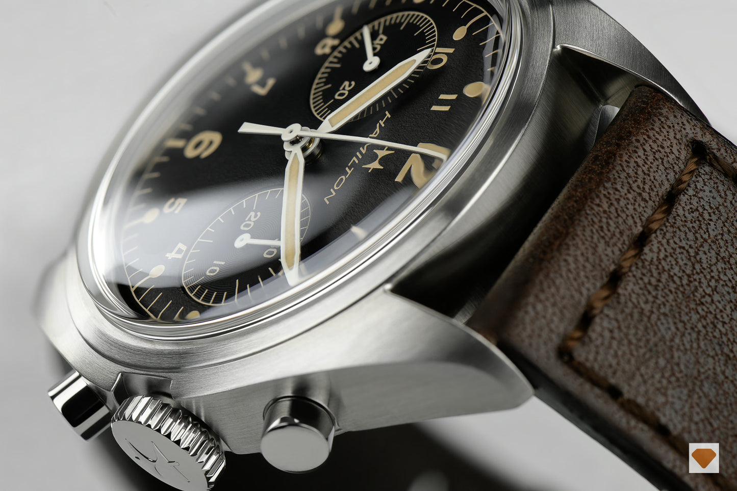 Hamilton Khaki Aviation Pilot Pioneer Mechanical Chrono H76409530