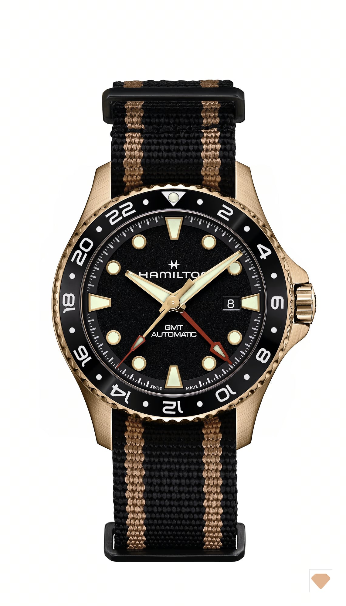 Hamilton Khaki Navy Scuba GMT H82565930