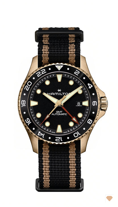 Hamilton Khaki Navy Scuba GMT H82565930