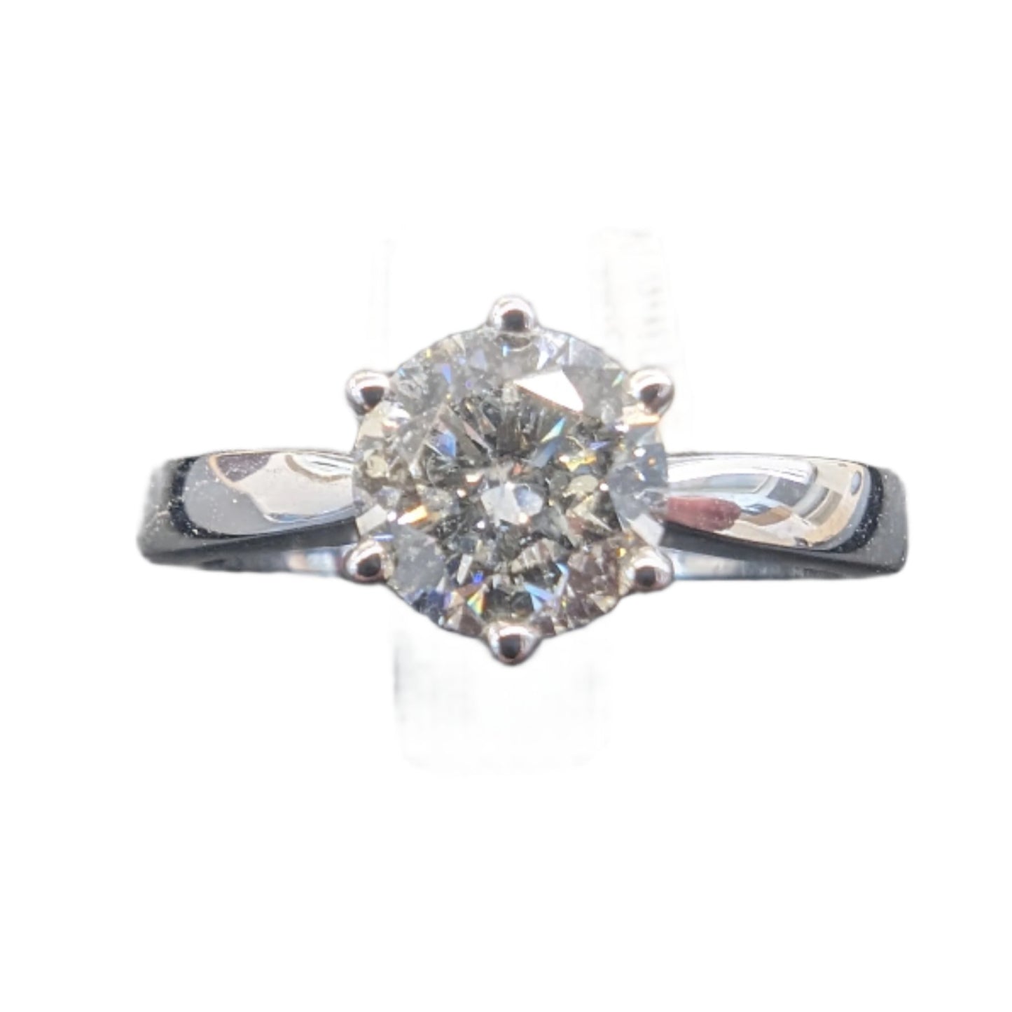 Diamantring Solitaire 1,00 carat 585/- Weißgold