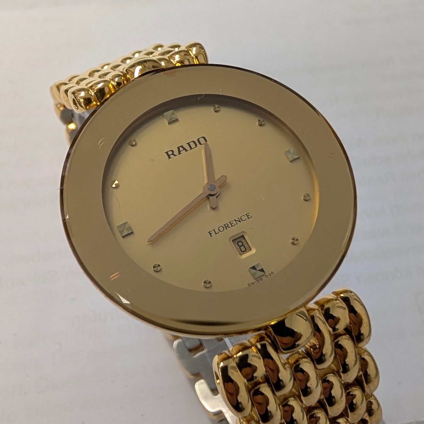 Rado Florence 160.3677.2 Damenuhr Gebrauchte Uhr