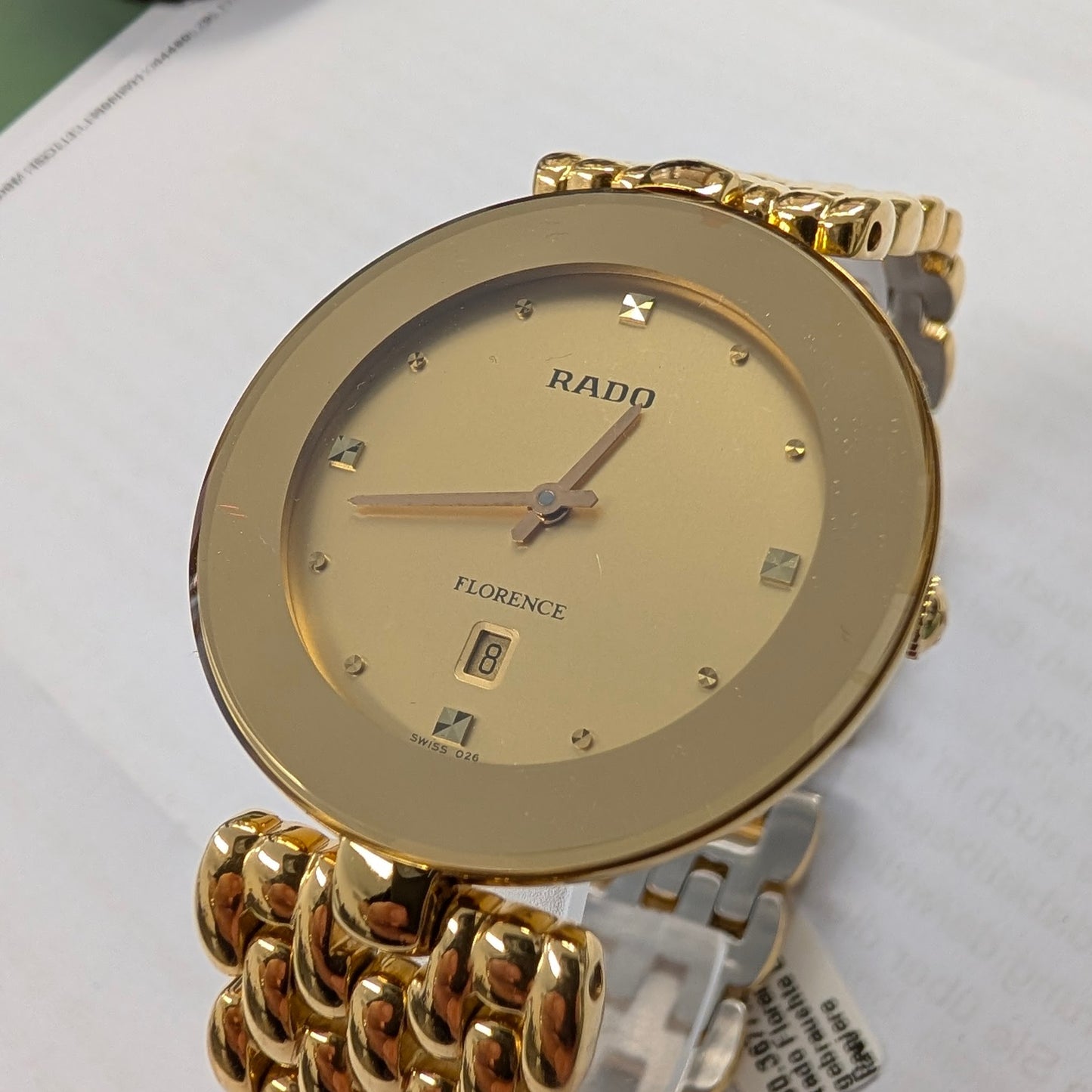 Rado Florence 160.3677.2 Damenuhr Gebrauchte Uhr