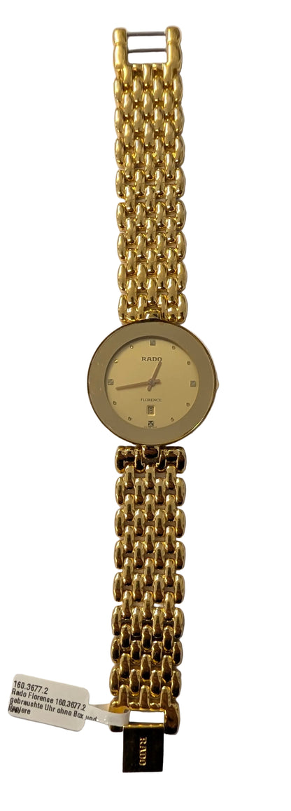 Rado Florence 160.3677.2 Damenuhr Gebrauchte Uhr