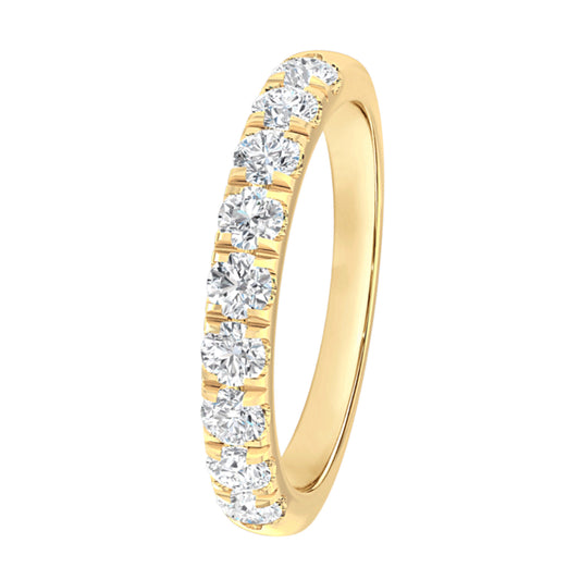 noën Sparkle Ring "medium" in 585/- gold with 6 diamonds