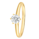 noën Sparkle Ring "medium" in 585/- gold with 6 diamonds