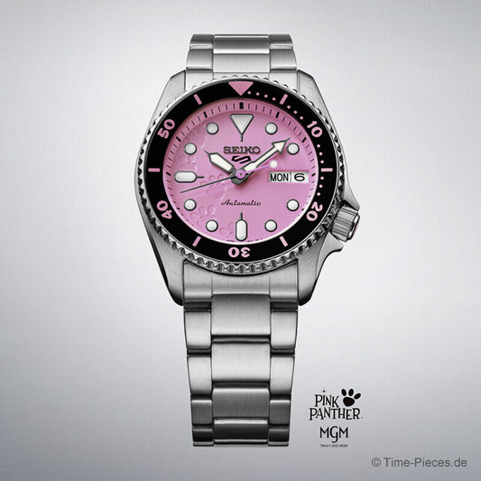 Seiko 5 Sports Pink Panther Limited Edition SRPM07