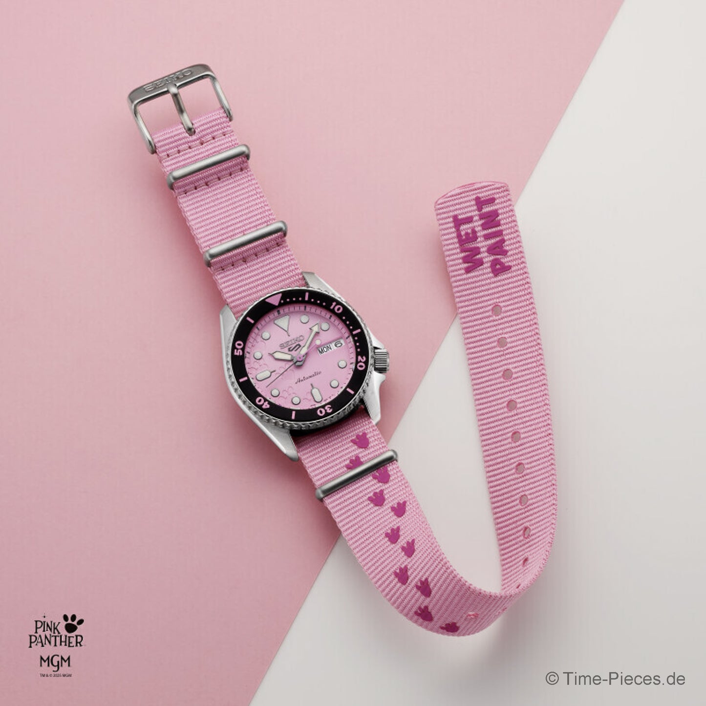 Seiko 5 Sports Pink Panther Limited Edition SRPM07