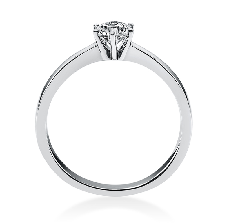 B-Diamond solitaire ring 0.40 carat