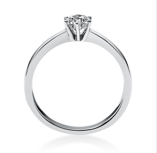 B-Diamond solitaire ring 0.40 carat
