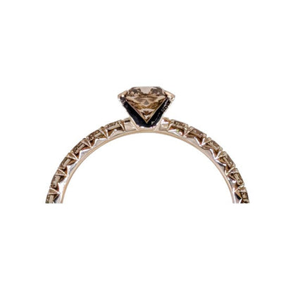 noën Sparkle Ring "medium" in 585/- gold with 6 diamonds