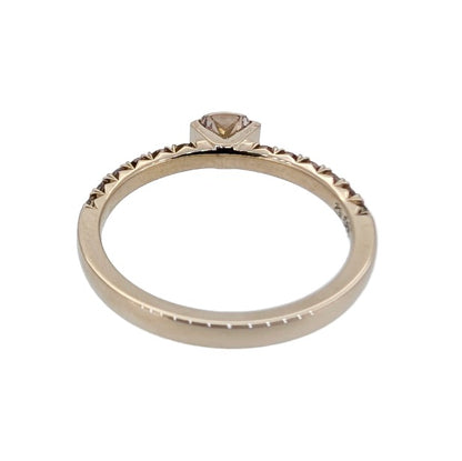 noën Sparkle Ring "medium" in 585/- gold with 6 diamonds
