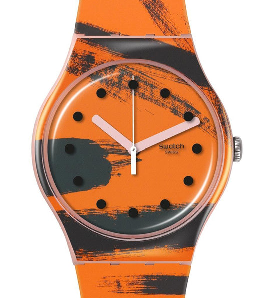 Swatch Barns-Graham's Orange and Red SUOZ362