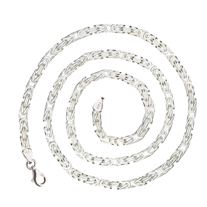 Königskette 4mm 925/- Sterlingsilber 55-60cm