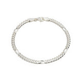 Figaroarmband 4mm 925/- Sterlingsilber