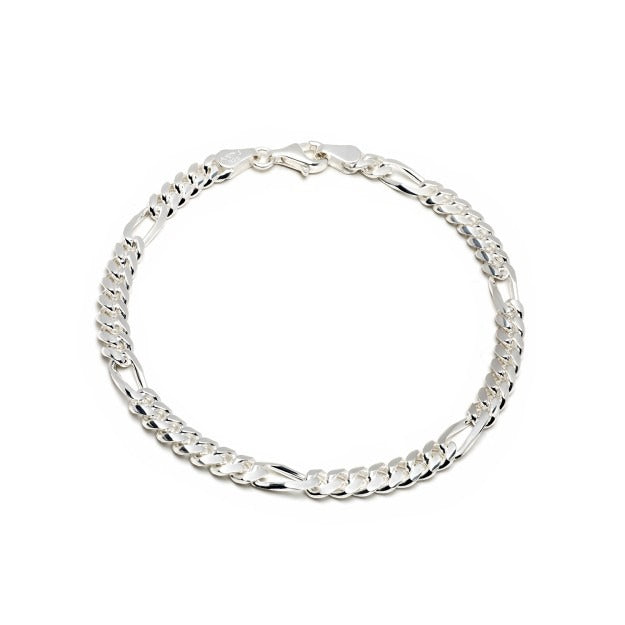 Figaroarmband 5mm 925/- Sterlingsilber